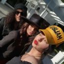 Slash, Meegan and Lucy Blue yesterday celebrating Mother's Day on May 8, 2022 - 454 x 568
