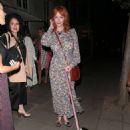 Christina Hendricks – On a night out at Twenty Two restaurant in Mayfair - 454 x 681