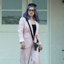 Kelly Osbourne – In a light pink suit out in Los Angeles - 454 x 681