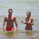 Angelica Castro – Seen at the beach in Miami - 454 x 321