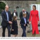 William and Kate bring their children George, eight, and Charlotte, seven, to help spread the Jubilee spirit in Wales as their cousin Lilibet celebrates her first birthday in Windsor with Harry and Meghan - 454 x 255