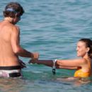 Arizona Muse – In a swimsuit at Club 55 in Saint Tropez - 454 x 303