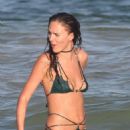 Eliza Cummings in Bikini on her honeymoon in Tulum - 454 x 681