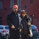 Jai Courtney and Dina Shihabi in New York, February 7, 2023 - 454 x 676