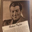 Robert Taylor - Screen Album Magazine Pictorial [United States] (March 1940) - 454 x 662