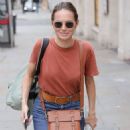 Kara Tointon – In flared denim pants stepping out in London - 454 x 668