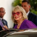 Amanda Lear – Posing at the Martinez Hotel during Cannes Film Festival