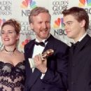 Kate Winslet, James Cameron and Leonardo DiCaprio - The 55th Annual Golden Globe Awards (1998)