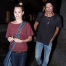 Chad and Kenzie leaving the Pinz Bowling Alley - 396 x 594