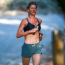 Gisele Bundchen – Out for a jog with her dog in Costa Rica