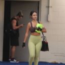 Emily Tosta – In leggings at the gym in Los Angeles - 454 x 557