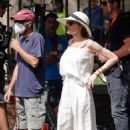 Angelina Jolie – Seen on set of ‘Without Blood’ in Rome - 454 x 559