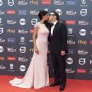 Rob Schneider and Patricia Azarcoya - Platino Awards 2017- Red Carpet