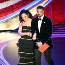 Tessa Thompson and Michael B. Jordan at the 91st Annual Academy Awards - Show
