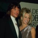 Heather Locklear and Richie Sambora attend the 53rd Annual Golden Globe Awards on January 21, 1996 at the Beverly Hilton Hotel in Beverly Hills, California