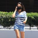 Mila Kunis – In a jean shorts out in sunny Beverly Hills