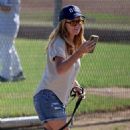 Patsy Palmer – Watches her sons baseball game in Malibu - 454 x 603