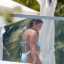 Kalani Hilliker – With Lexi Petzak in a bikinis by the pool in Miami - 454 x 638