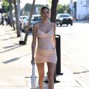 Nicole Williams – Seen in a mini dress as she arrives at FWRDin Los Angeles - 454 x 681