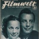 Gusti Huber - Filmwelt Magazine Cover [Germany] (26 November 1941)