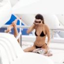 Kendall Jenner – In a bikini with her boyfriend Devin Booker in Positano