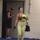 Emily Tosta – Leaves the gym after a workout in Los Angeles - 454 x 557