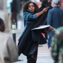 Kerry Washington – Seen heading to the set of ‘Unprisoned’ in Hollywood