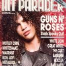 Slash - Hit Parader Magazine Cover [United States] (October 1989)