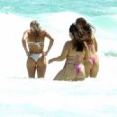 Francesca Aiello – In a bikini on the beach celebrating her birthday in Tulum