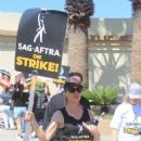 Josie Davis – Seen at the SAG Strike in Hollywood