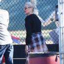 Gwen Stefani – Wears her flannel pajamas to Zuma’s baseball game in Los Angeles