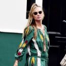Kate Moss – Out in colorful dress in London