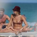 Annie McGinty in Brown Bikini in Miami Beach - 454 x 568