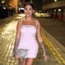 Nikita Jasmine – In a tiny pink dress at Dickens nightclub in Middlesbrough - 454 x 681