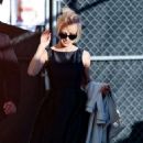 Pamela Anderson  Arrives at El Capitan Entertainment Centre in Hollywood