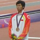 Chinese male sprinters