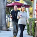 Maria Menounos – Seen with husband Keven Undergaro at Coffee Bean in Los Angeles - 454 x 585