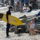 Charlotte McKinney – Seen at the beach in Santa Monica - 454 x 423