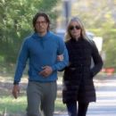 Gwyneth Paltrow &#8211; With husband Brad Falchuk out for a walk on Thanksgiving Day