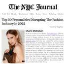 The NYC Journal named Charis Michelsen one of the 