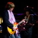 Guitarist Mick Taylor of The Rolling Stones and Buddy Guy perform live during The Experience Hendrix Tour on October 17th, 2007