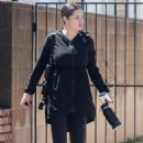 Adriana Lima – leaves a gym in Los Angeles