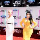 Amber Rose attends the BET AWARDS '14 at Nokia Theatre L.A. LIVE in Los Angeles, California - June 29, 2014 - 395 x 594