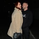 Jessica Hayes – With a mystery man out in Mayfair