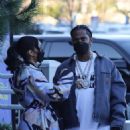 Jhené Aiko – Arrives to see the Rams at SoFi Stadium in Los Angeles