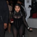 Lil’ Kim – Grammy party at the Mr Brainwash Art Museum in Beverly Hills - 454 x 681