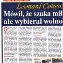 Leonard Cohen - Retro Magazine Pictorial [Poland] (November 2022)