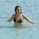 María Pedraza – In a bikini at the beach with Juanjo Almeida in Ibiza - 454 x 303