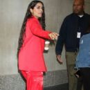 Lilly Singh – In a Vibrant red suit at NBC’s Today Show in New York - 454 x 685