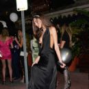 Debbie St Pierre – In a black dress as she leaves a New Year’s party in Miami - 454 x 681